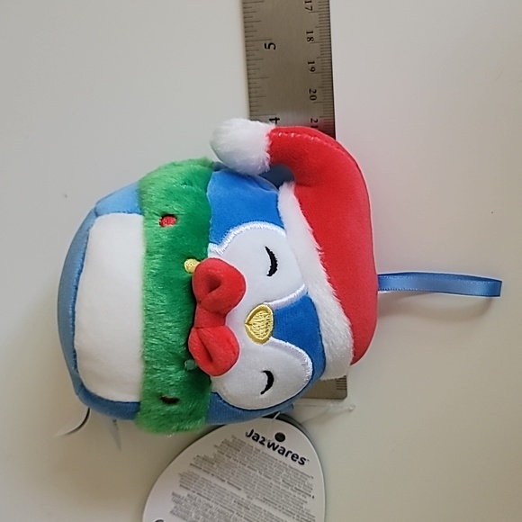 Original Squishmallows "Puff" Christmas Tree Hanging Ornament Santa Hat 11/30/21 - Picture 10 of 11